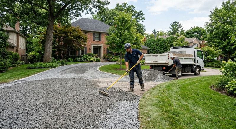 Gravel Spreading in Waldorf, MD