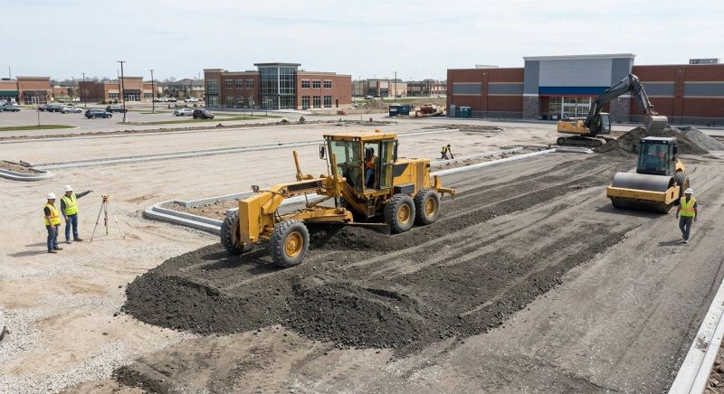 Parking Lot Excavation in Gwinnett County, GA