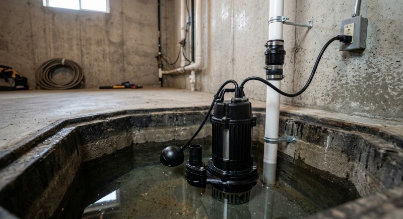 Basement Drainage Installation in Providence, RI