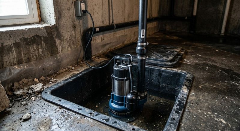 Basement Sump Pump Service in Providence, RI