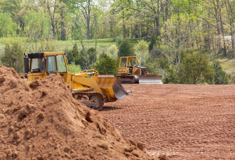 Bulldozer Clearing in Katy, TX