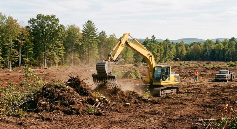 Construction Site Land Clearing in Atlanta, GA