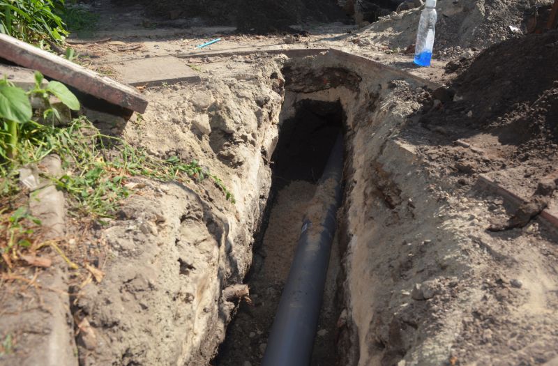 Downspout Trenching in Atlanta, GA