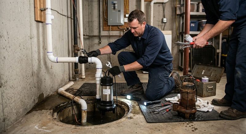 Drainage Pump Installation in Boston, MA