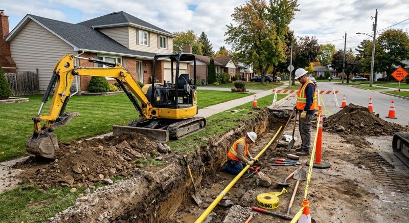 Gas Line Excavation in Atlanta, GA