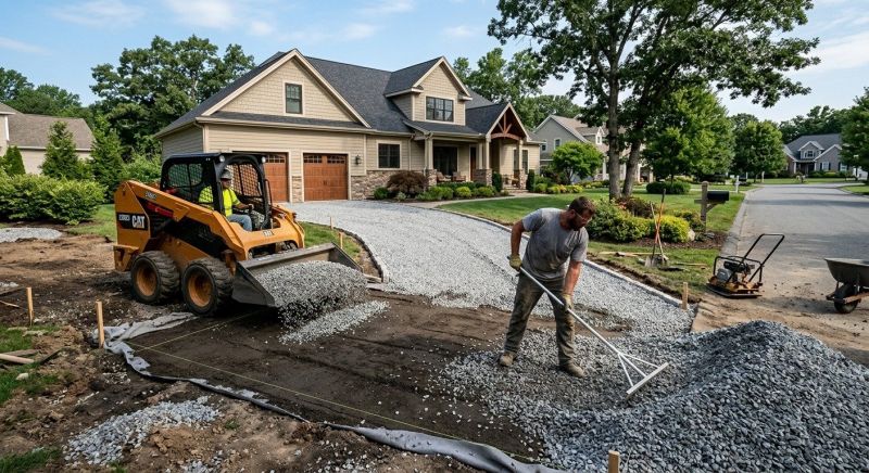 Gravel Pouring in Waldorf, MD