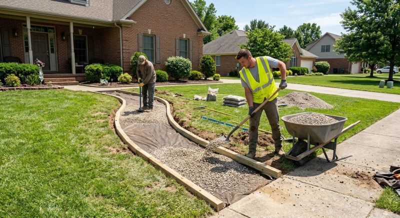 Gravel Walkway Installation in Waldorf, MD