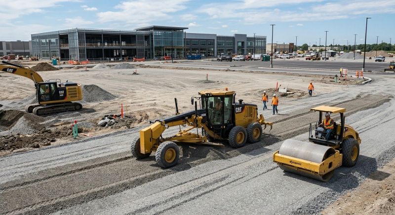 Parking Lot Excavation in Gwinnett County, GA