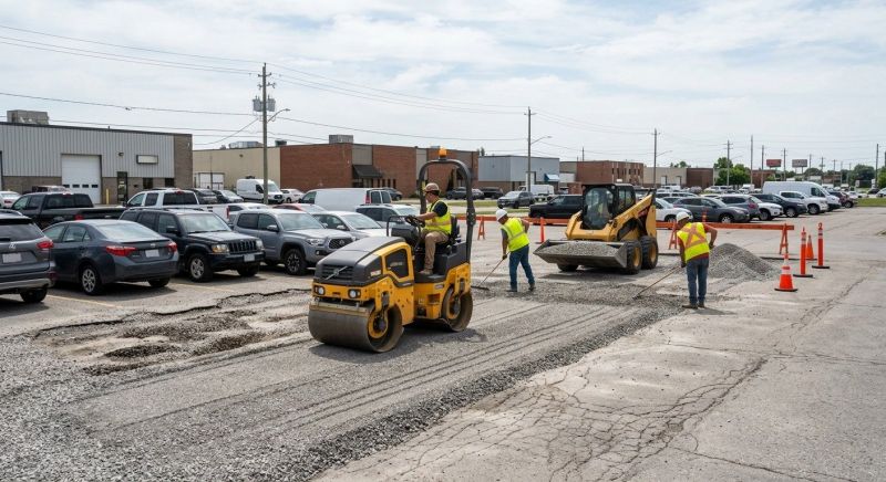 Parking Lot Leveling in Buford, GA