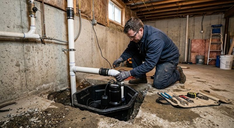 Sump Pump Installation in Warwick, RI